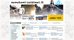 Desktop Screenshot of nemokami-zaidimai.lt
